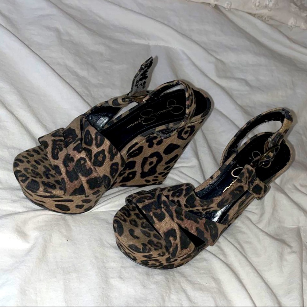 Jessica Simpson Cheetah Heels